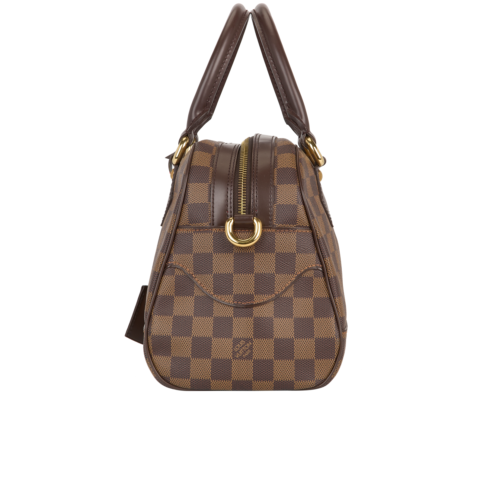 Duomo, &pound;795, Handbags, Brown, Canvas, Bottom view